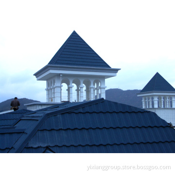 Natural Stone Chip Coated Metal Roof Tiles